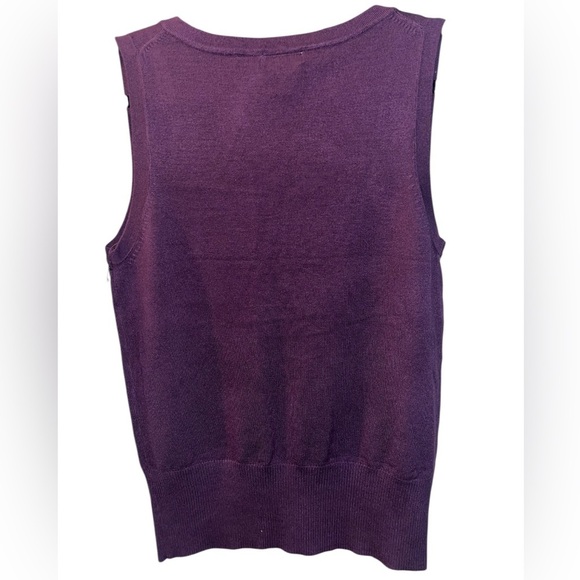 Vertigo Paris Sleeveless Knit V-Neck Sweater Size XL - Picture 8 of 8